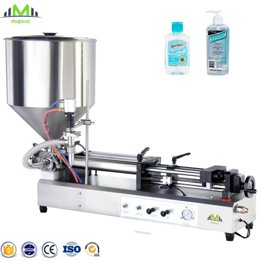 110V Automatic Four Head Disinfectants Filling Machine for 75% Alcohol By Sea